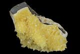 Fluorescent, Yellow Calcite Crystal Cluster - South Dakota #170701-1